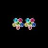 Clous d'oreilles - Colorful Flower