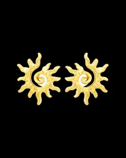 Clous d'oreilles - Curled Sun
