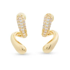 Clous d'oreilles - Curved Sparkle