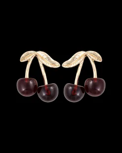 Clous d'oreilles - Dark Cherry