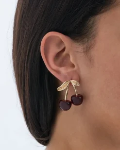 Clous d'oreilles - Dark Cherry