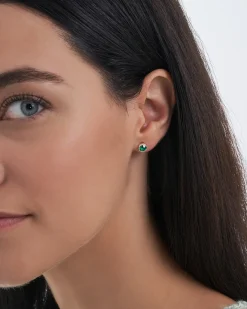 Clous d'oreilles - Elegant Emerald