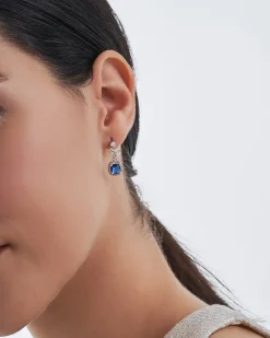 Clous d'oreilles - Floral Royal