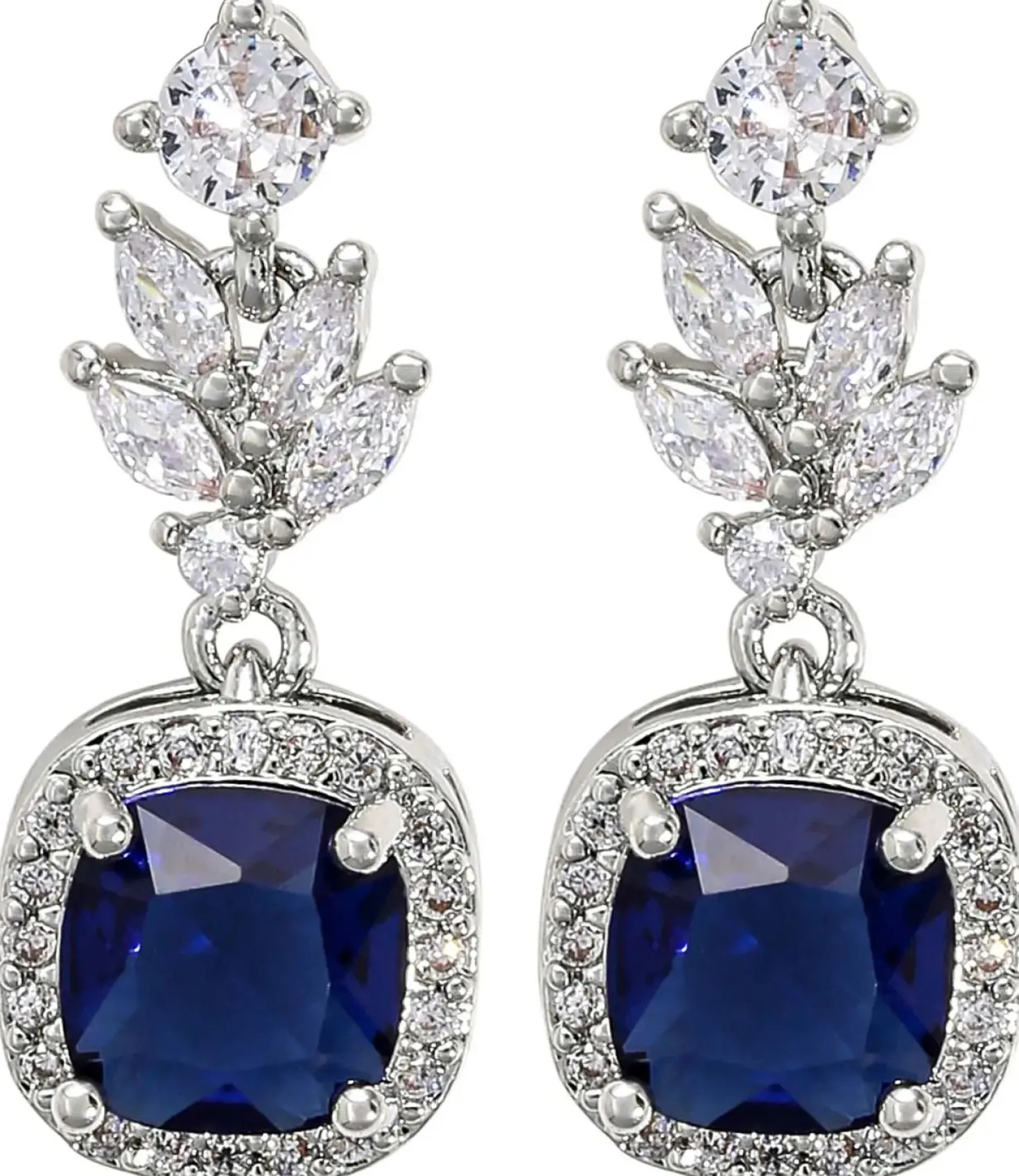 Clous d'oreilles - Floral Royal