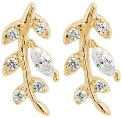 Clous d'oreilles - Gold Leaf