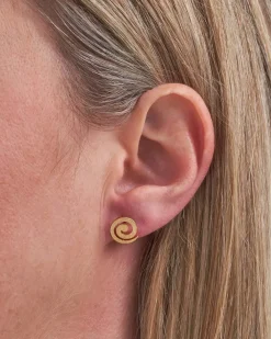 Clous d'oreilles - Gold Spiral