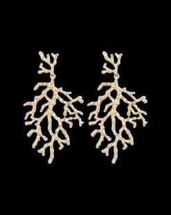 Clous d'oreilles - Golden Coral