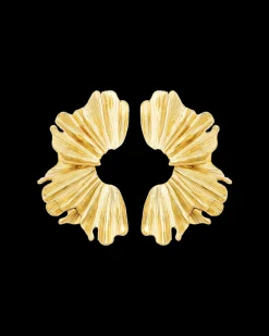 Clous d'oreilles - Golden Fan