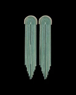 Clous d’oreilles - Green Waterfall