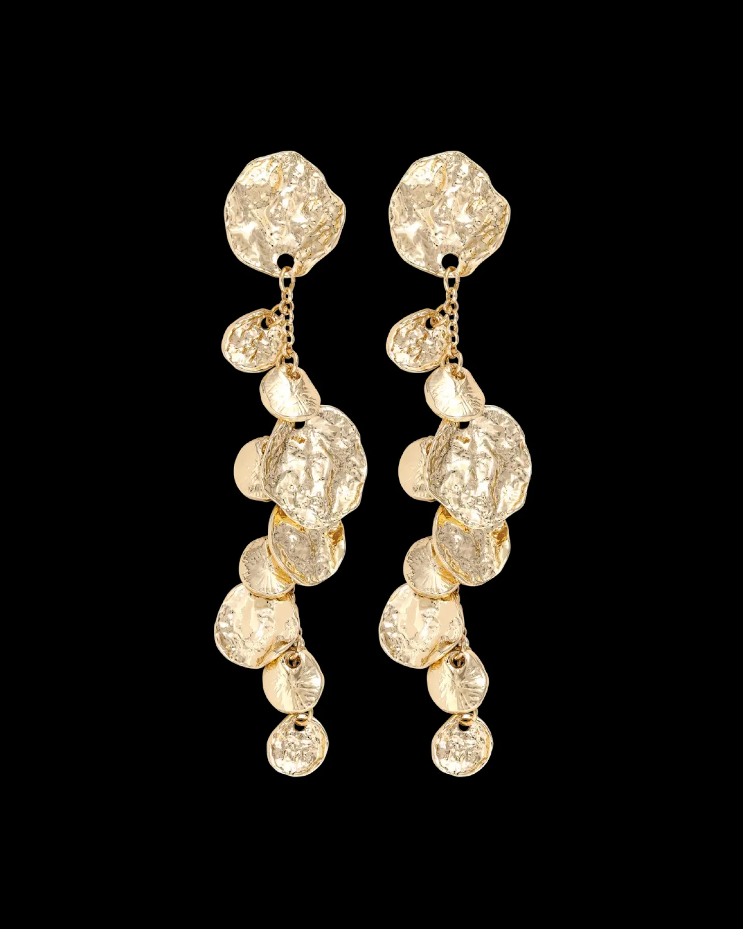 Clous d'oreilles - Hammered Plates