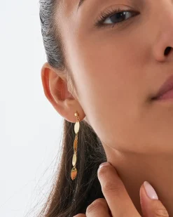 Clous d'oreilles - Leaf Charms