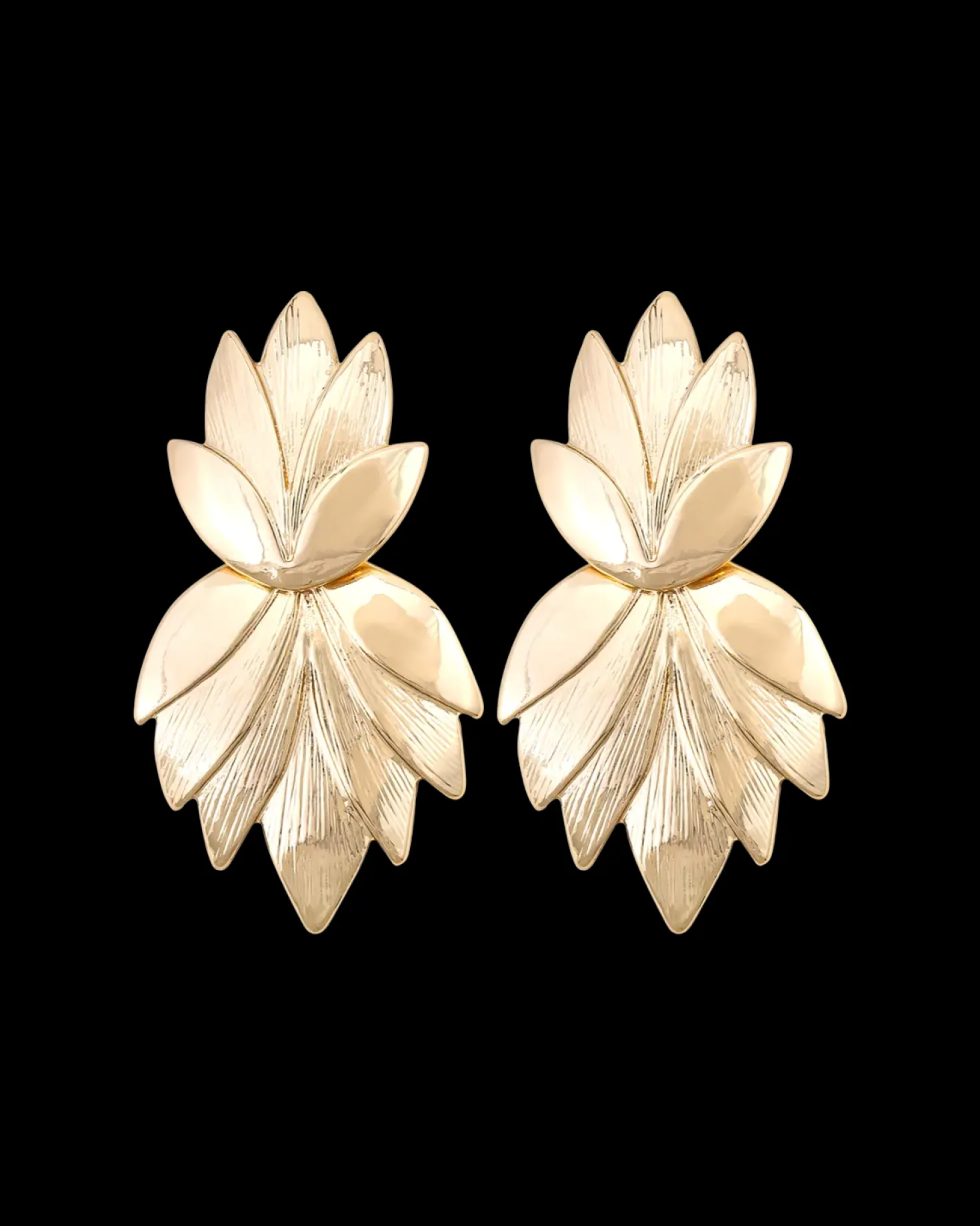 Clous d'oreilles - Lotus Leaves