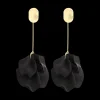 Clous d'oreilles - Noir Leaves