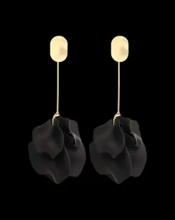 Clous d'oreilles - Noir Leaves