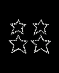 Clous d'oreilles - Onyx Stars