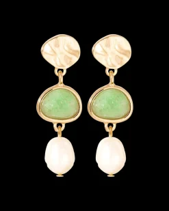 Clous d'oreilles - Pastel Aventurine