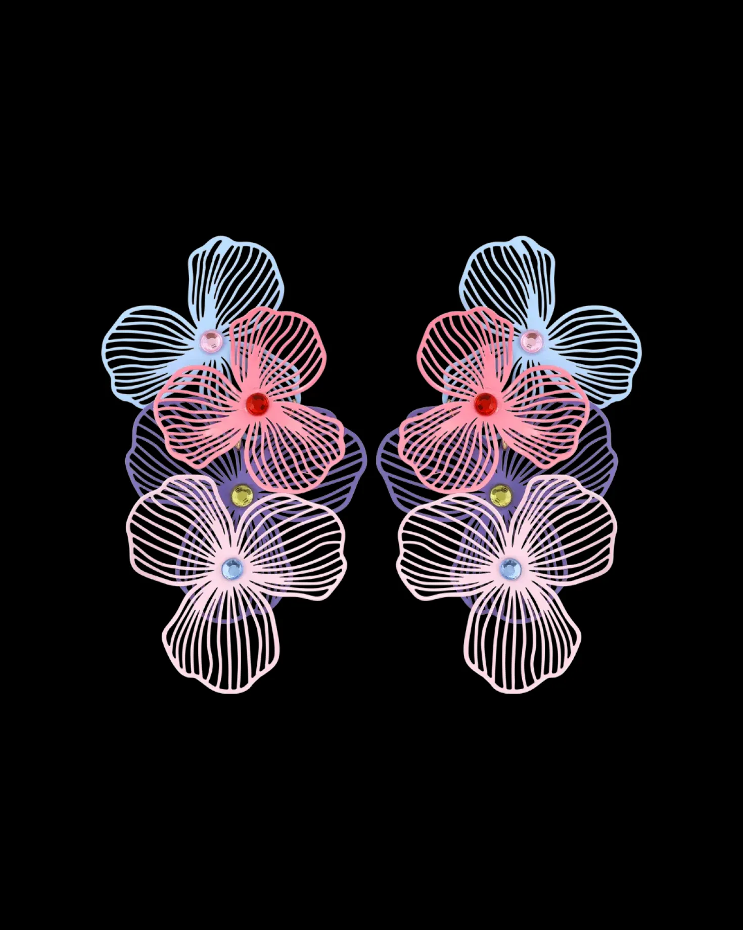 Clous d'oreilles - Pastel Bloom