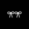 Clous d'oreilles - Pearly Bow