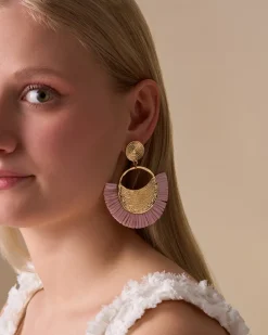 Clous d'oreilles - Pink Fan