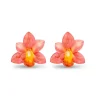 Clous d'oreilles - Pink Orchid