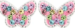 Clous d'oreilles - Pink Wing