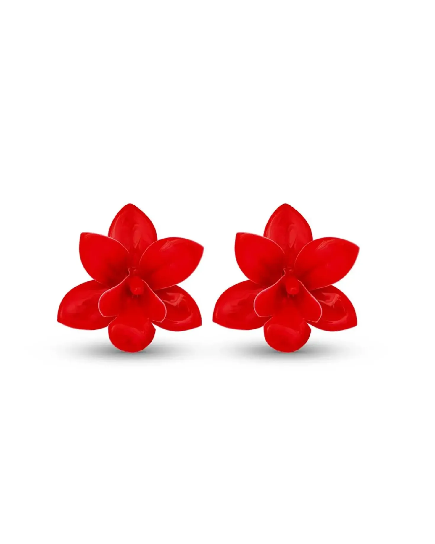Clous d'oreilles - Red Bloom