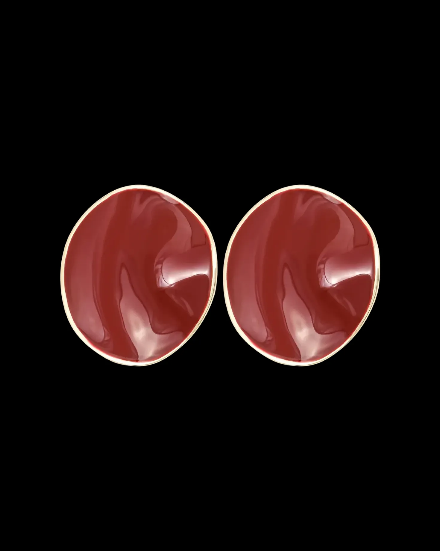 Clous d'oreilles - Red Circles