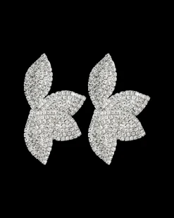 Clous d'oreilles - Rhinestone Flower