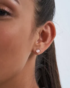 Clous d'oreilles - Rose Beauty