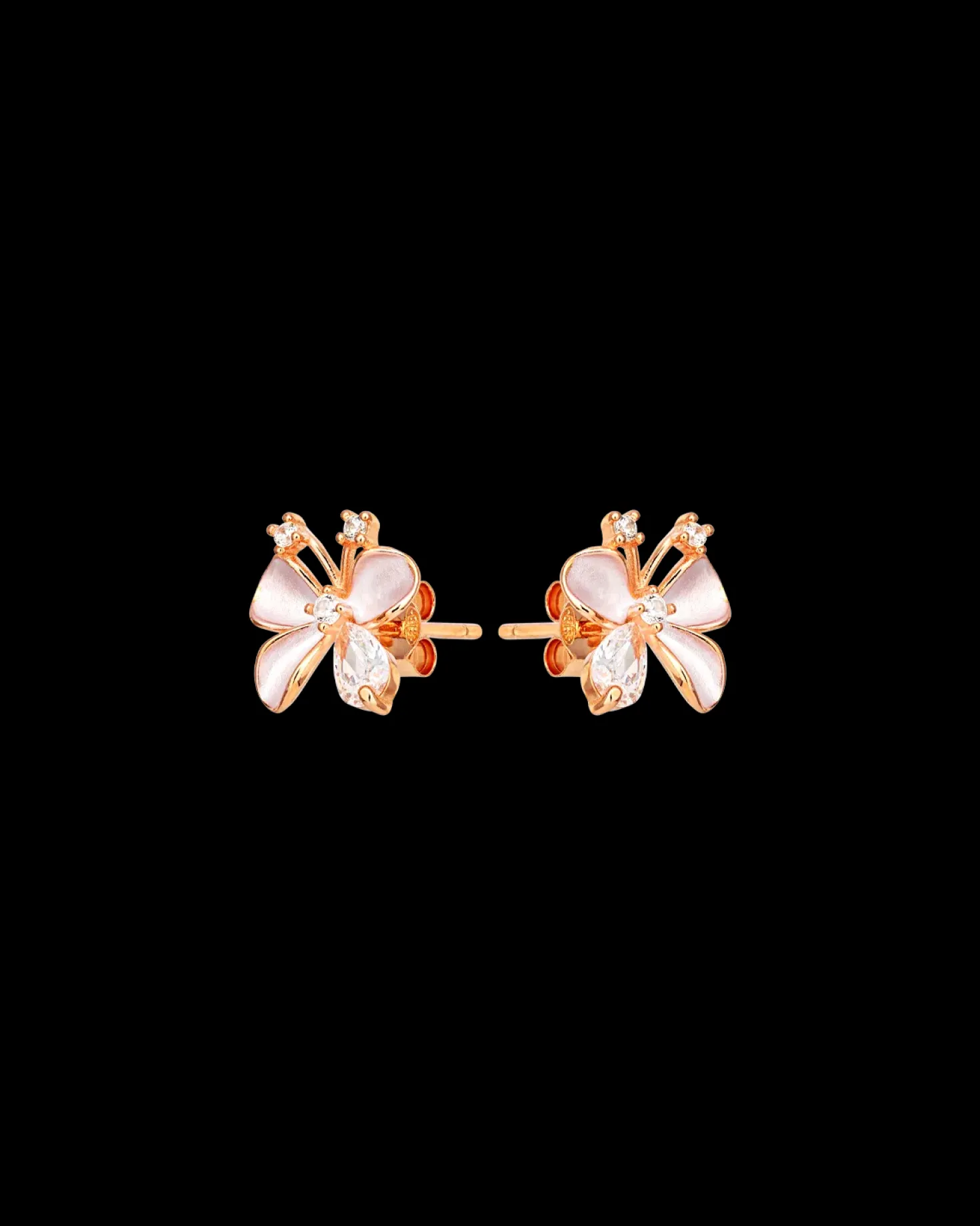 Clous d'oreilles - Rose Cutie
