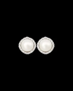 Clous d'oreilles - Round Pearls
