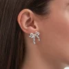 Clous d'oreilles - Silver Bows