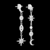 Clous d'oreilles - Silver Galaxy