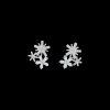 Clous d'oreilles - Snowflake Trio