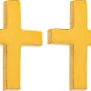 Clous d'oreilles - Steel Cross