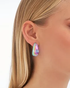 Clous d'oreilles - Transparent Blue