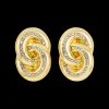 Clous d'oreilles - Twisted Crystals