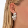 Clous d'oreilles - Waved Leaf