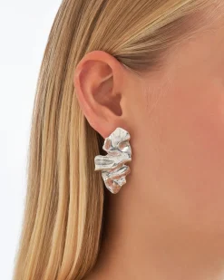 Clous d'oreilles - Waved Leaf