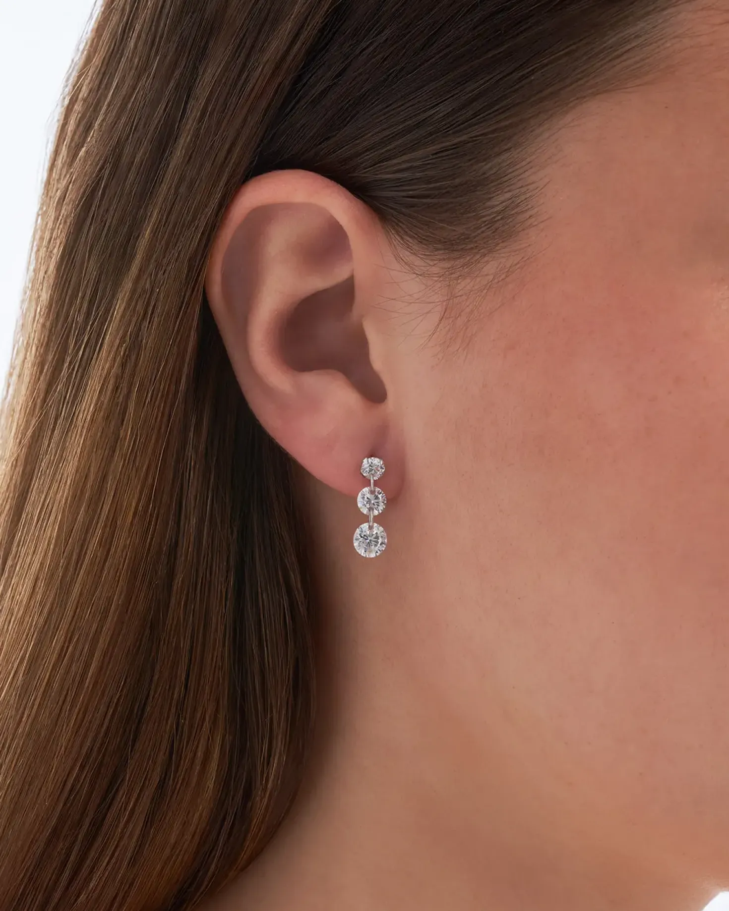 Clous d'oreilles - Zirconia Circles