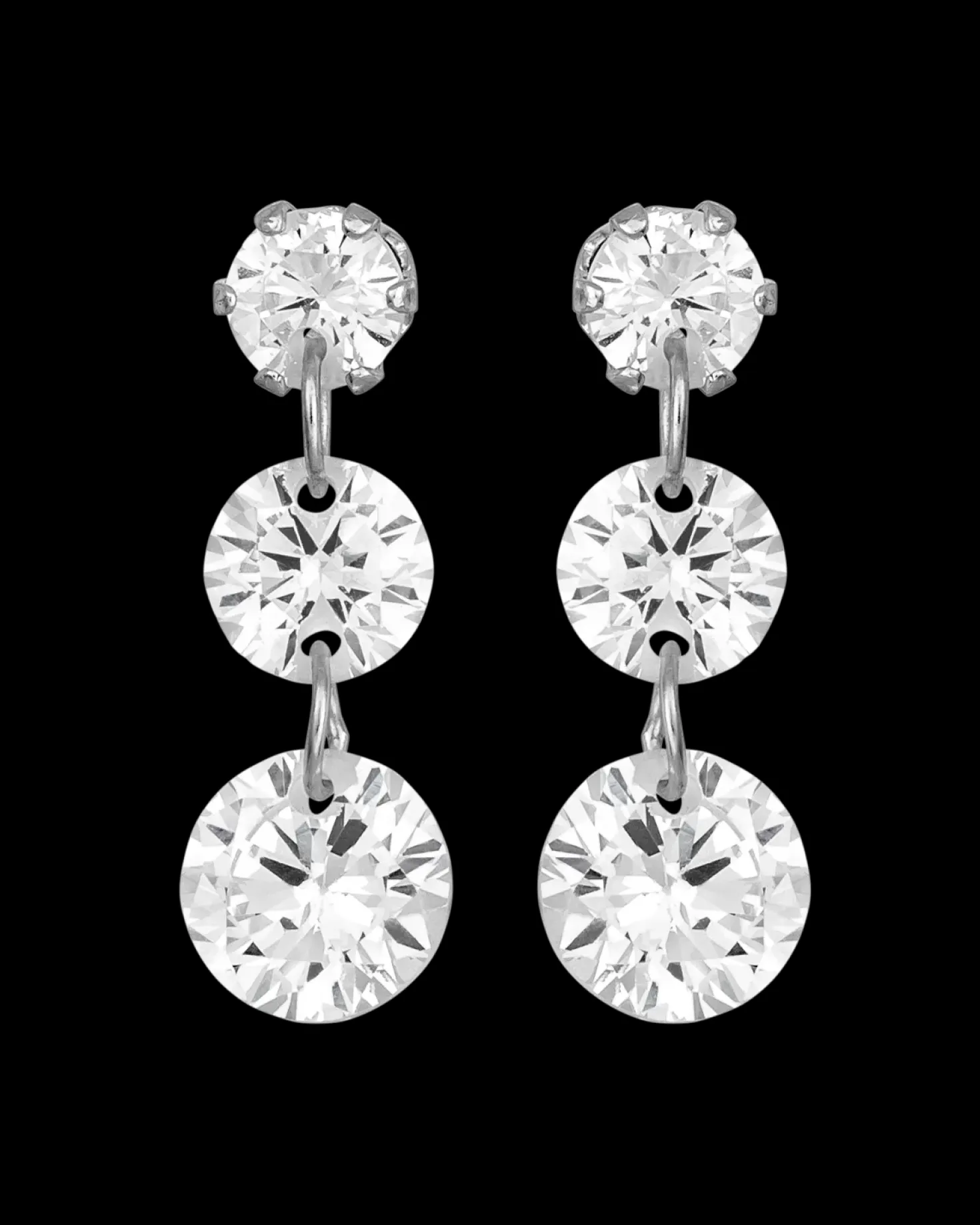Clous d'oreilles - Zirconia Circles