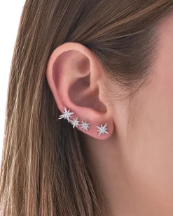 Clous d'oreilles - Zirconia Stars