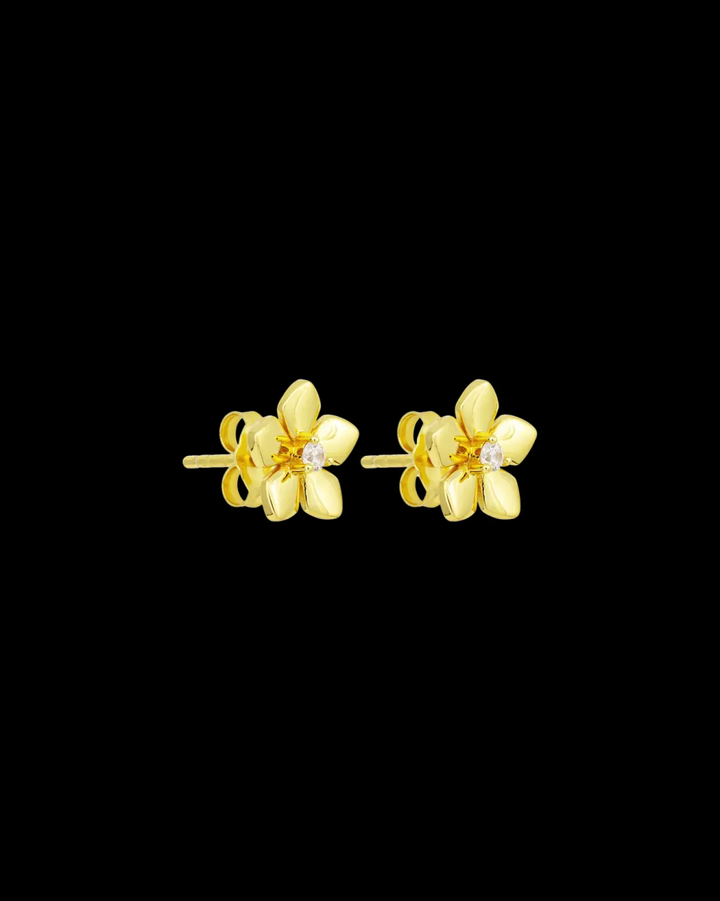 Clous d'oreilles - Zirconia Blossom