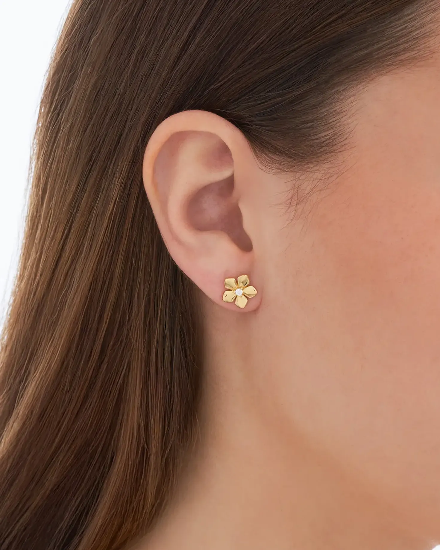 Clous d'oreilles - Zirconia Blossom