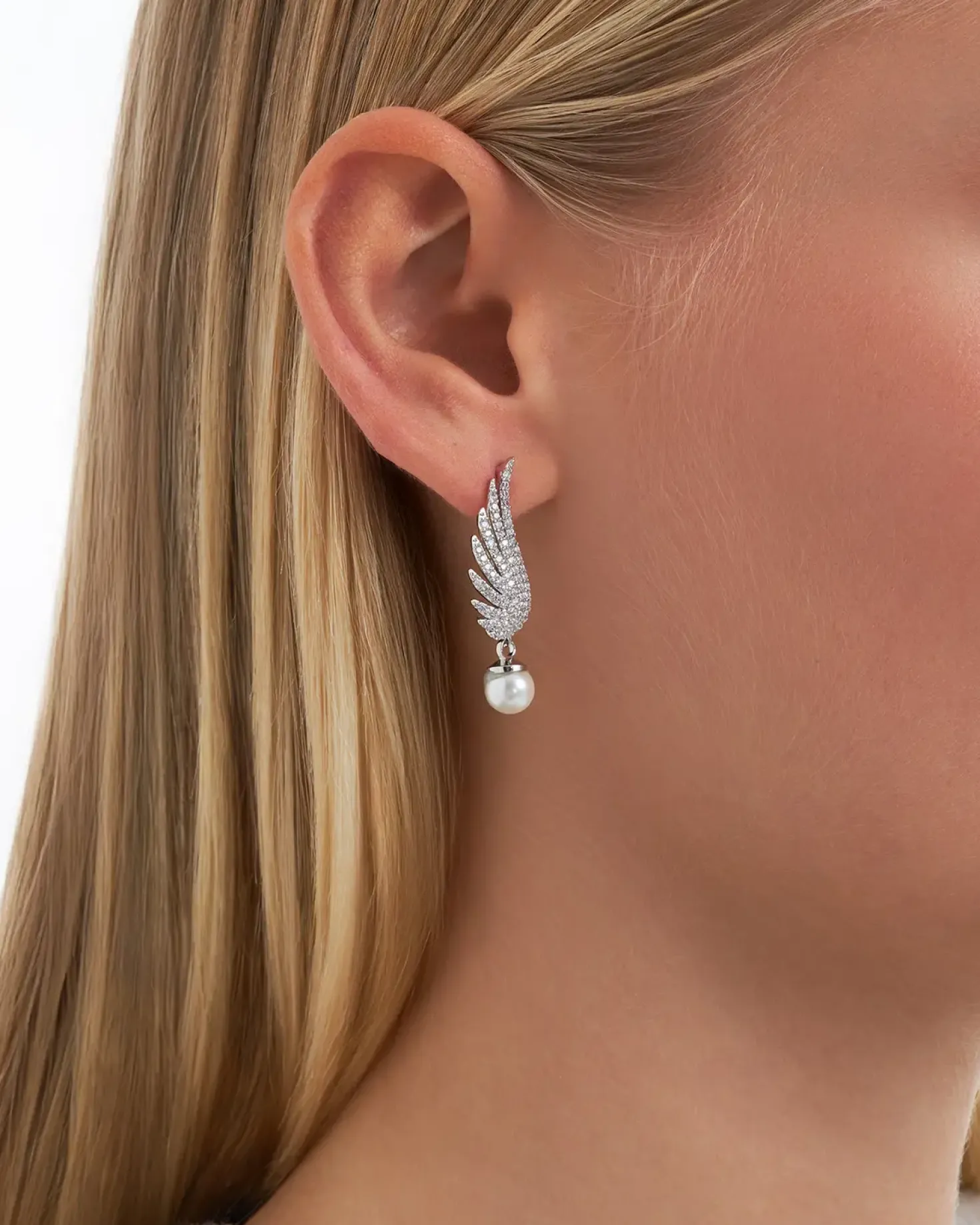 Clous d'oreilles - Zirconia Wings