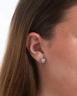 Clous d'oreilles pour homme - Sparkling Triangle