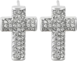 Clous d'oreilles pour homme - Sparkling Cross