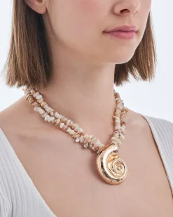 Collier - Beige Shell