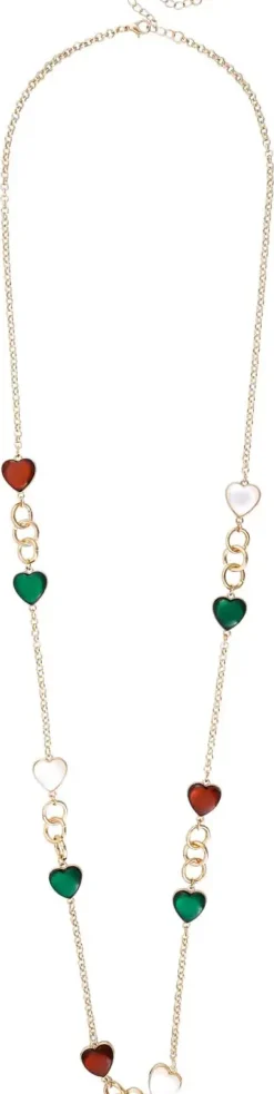 Collier - Emerald Hearts