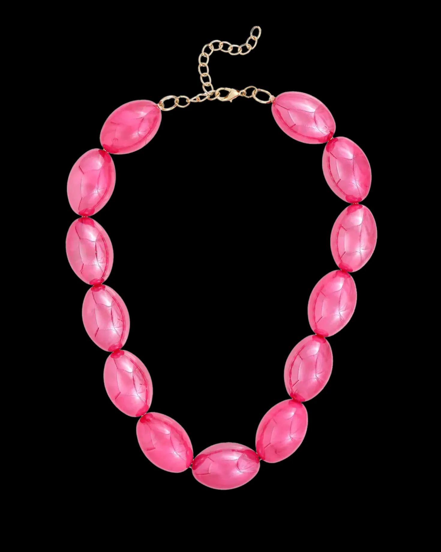 Collier - Fuchsia Marble